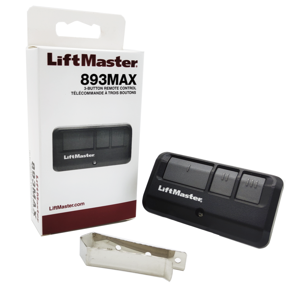 Liftmaster 893Max Garage Door Opener Remote Control For Replaces 370LM 371LM 373LM 971LM 973LM 81LM 891LM 893MAX 893LM etc