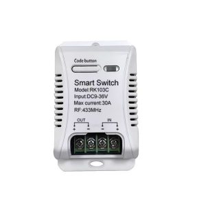 DIP-Code Universal Receiver — 433 MHz 4-Channel with Hand-Held Transmitter