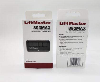LiftMaster 893MAX compatible 3-button 315MHz remote