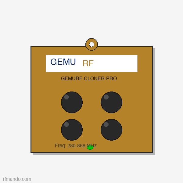 RF Mando Merlin compatible remote control