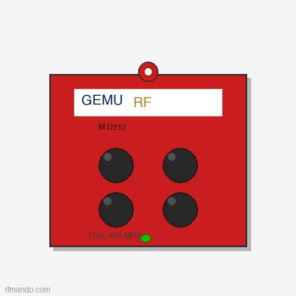 GEMU Marantec D212 compatible remote