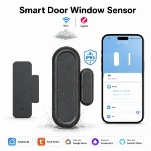 RF Mando Tuya Zigbee Wifi Door Sensor Window Entry Sensor Security Bu