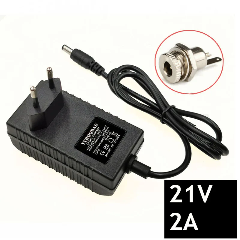 RF Mando 21V 2A Lithium Battery Charger 100-240V for Lithium Battery - Image 9