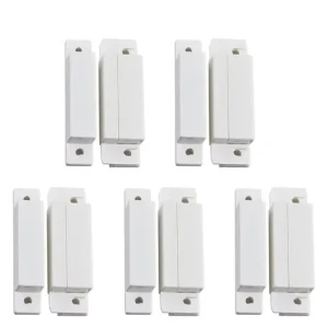 RF Mando 5PCS Wired Door Window Sensor Detector Magnetic Door Contact