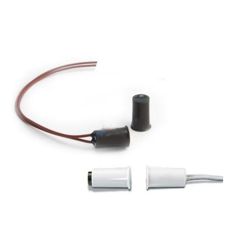 RF Mando 10pcs /lot Circular Window or Door Contact Wired Magnetic Re - Image 4