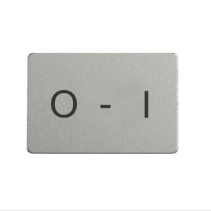 RF Mando Eaton M22 Pushbutton Legend Plate Insert M22-XST-X89