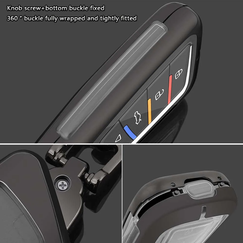 RF Mando FOYUM TPU Flip Key Case Cover Shell Keychain for Car After M - Image 5