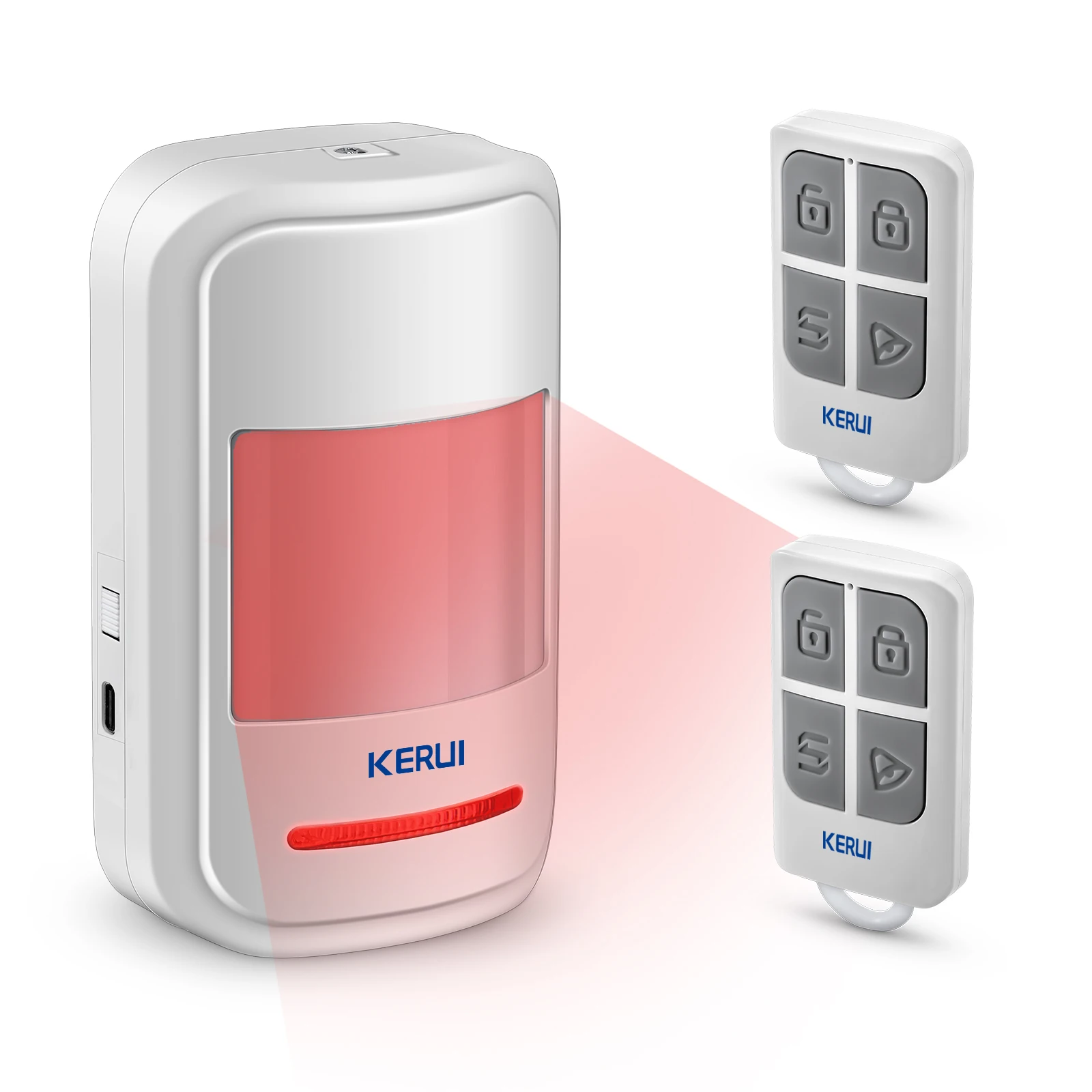 RF Mando KERUI HW19 PIR Motion Sensor Detector Alarm with Alarm Sound - Image 7