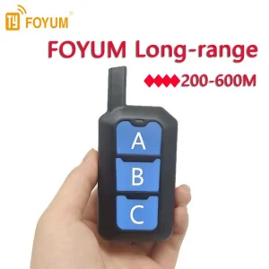 RF Mando Long-distance Remote Control, Silicone Version with 3 Button