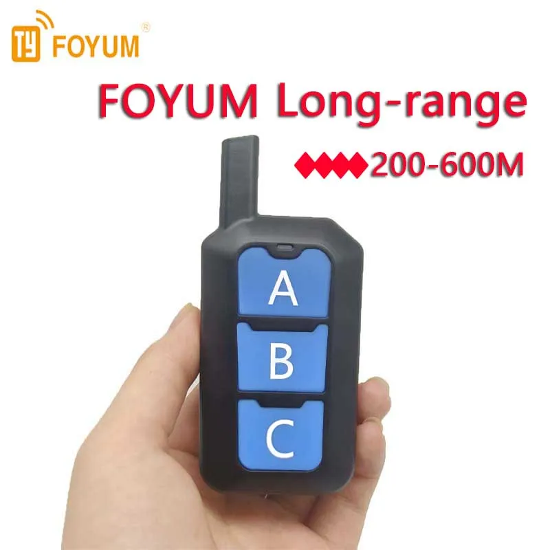 RF Mando Long-distance Remote Control, Silicone Version with 3 Button