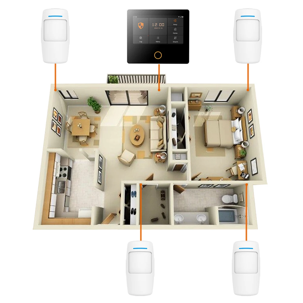 RF Mando Staniot Wireless PIR Motion Sensor 433MHz Human Infrared Sec - Image 3