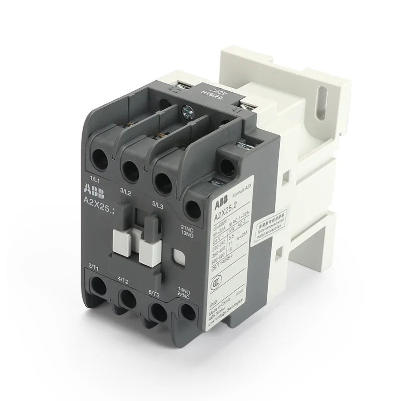 RF Mando ABB AC Contactor Three-phase A2X09.2-30-11 Auxiliary Co - Image 3