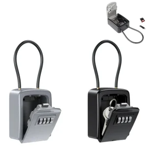 RF Mando Key Lock Box 4 Digit Combination Key Safe Box Waterproof Key