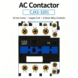 RF Mando 220V AC contactor CJX2-3201 32A contact relay 380V