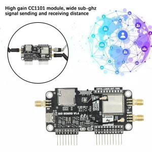 RF Mando NRF24+ESP32 Development Board 2.4G High‑Gain Antenna Open‑So