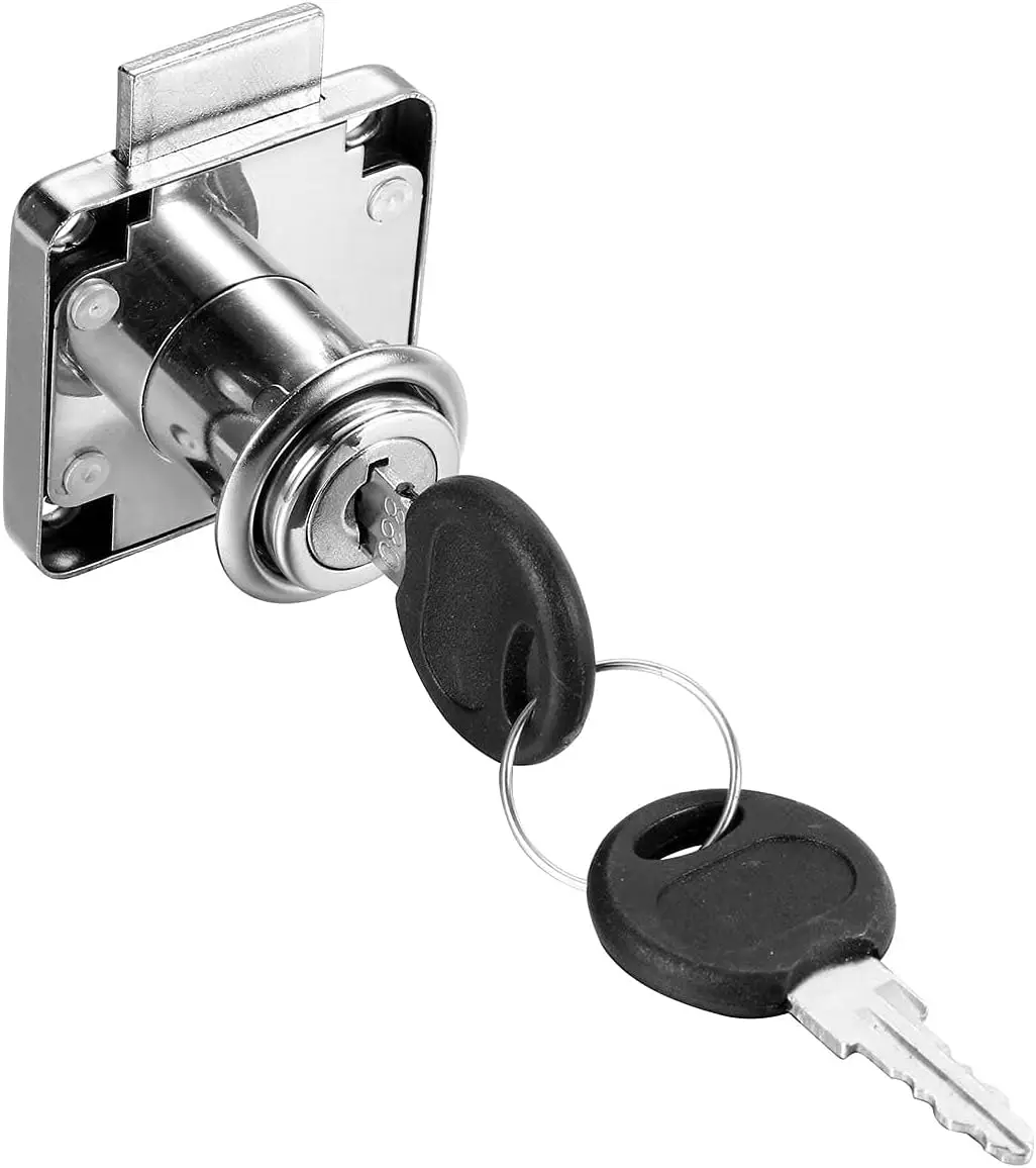 RF Mando Drawer Lock Wardrobe Cabinet Cam Locks With 2 Keys Same Key - Image 3
