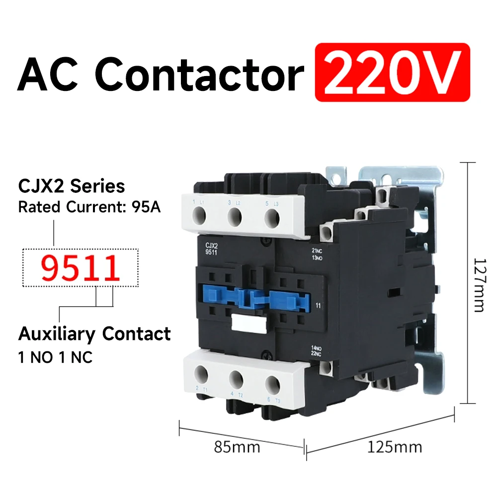 RF Mando CJX2-3201 32A6511 Contact Relay 380V9511 220V AC Contac - Image 7