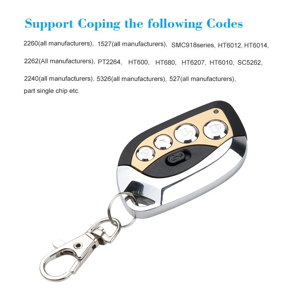 RF Mando 433MHz Universal Remote Control Duplicator - Metal Keyfob Cl - Image 5