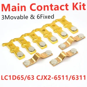 RF Mando Main Contact Kit For AC Contactor LC1D65 CJX2-6511 CJX2
