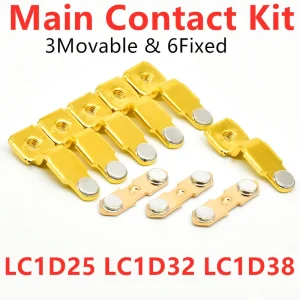 RF Mando Main Contact Kit For LC1D25 LC1D32 LC1D38 Moving And Fi