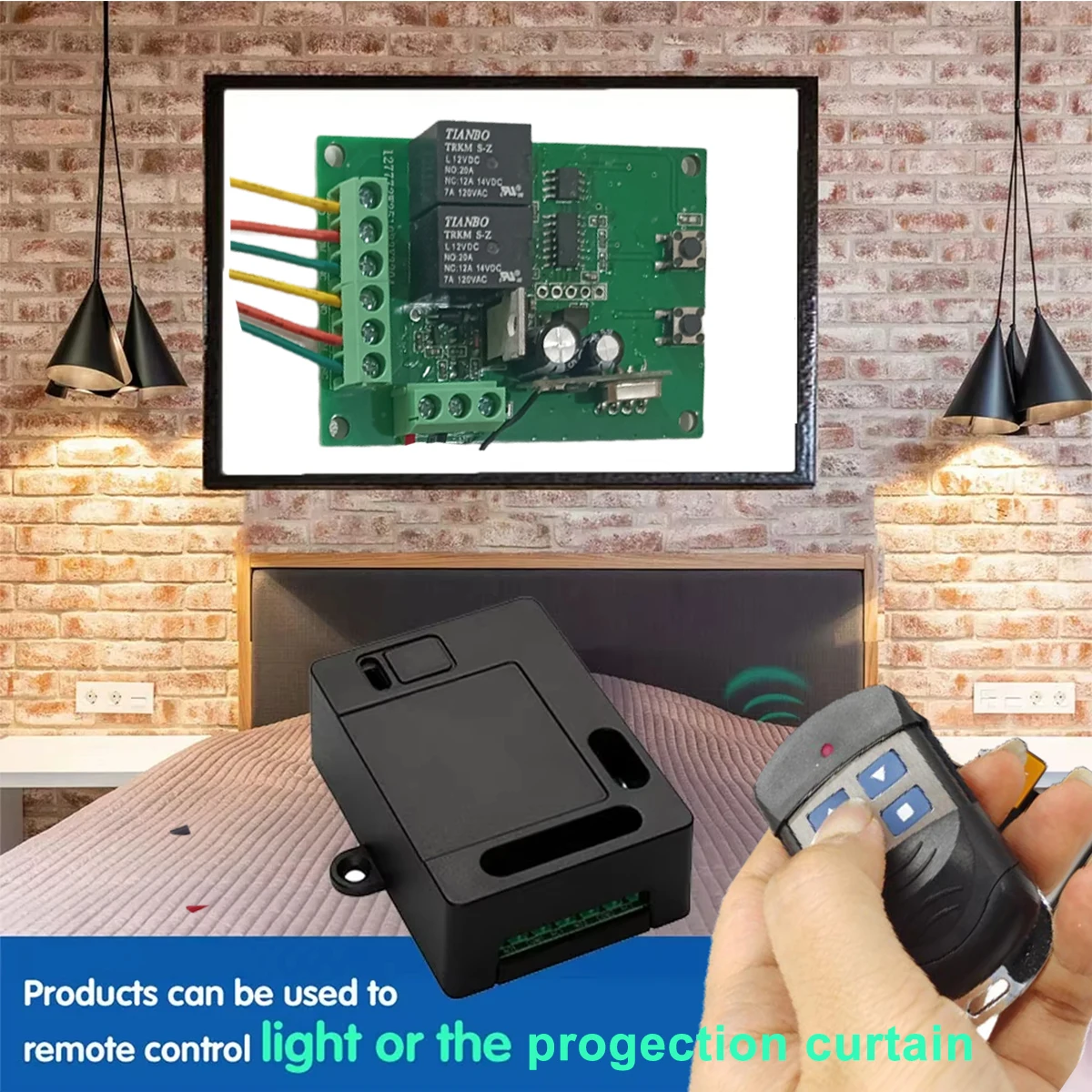 RF Mando WR Universal RF Remote Adapter Box, Supports All Fixed & - Image 2