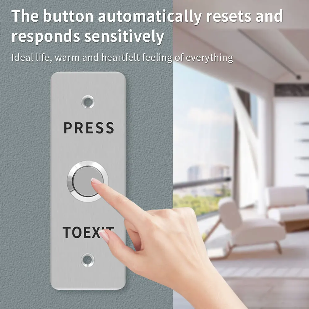 RF Mando IP65 Waterproof Switch Door Exit Button Release Push Switch - Image 5