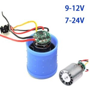 RF Mando 1PC Dc 12V 24V 100,000 RPM micro brushless ducted fan Alumin