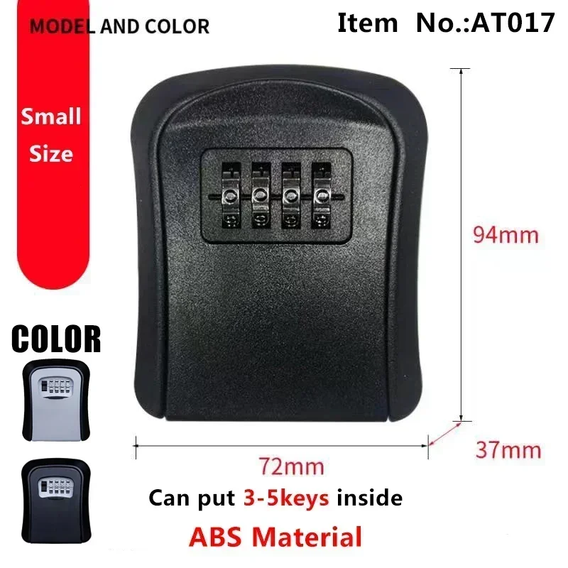 RF Mando Key Keeper Combination Lock Wall Mounted Waterproof 4 Digits - Image 6