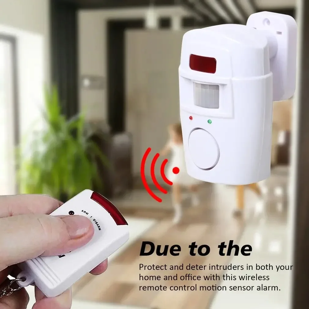 RF Mando Dual Remote Control Wireless Burglar Alarm Infrared Motion S - Image 3