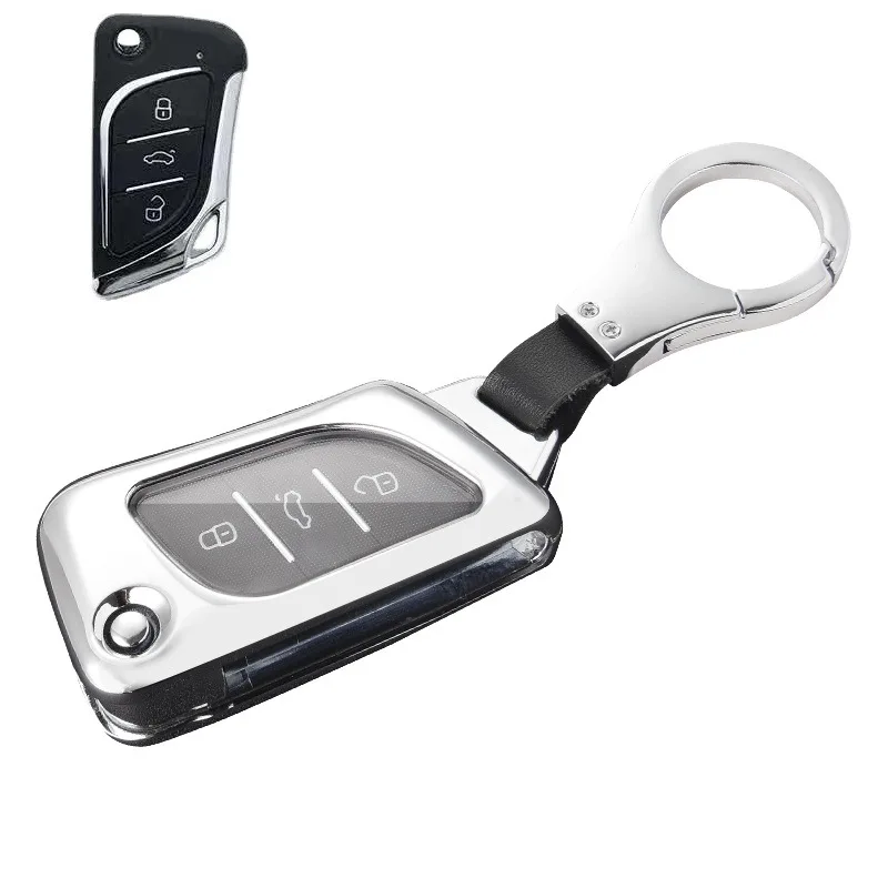 RF Mando FOYUM TPU Flip Key Case Cover Shell Keychain for Car After M - Image 11