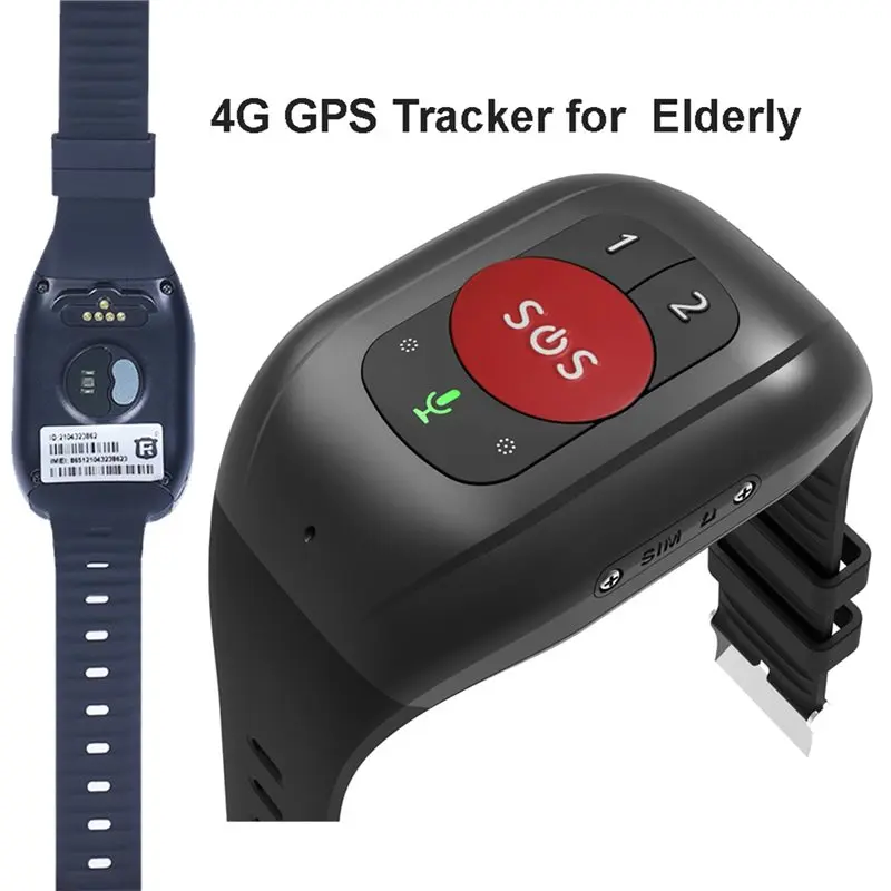 RF Mando CYCLI-Smart Watch Bracelet 4G LTE GPS Tracker Temperature Se - Image 3