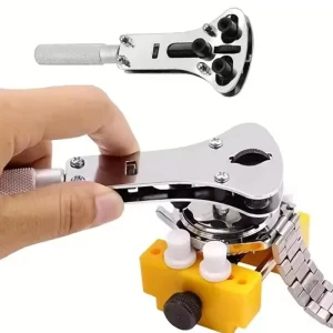 RF Mando Adjustable 3-Claw Watch Case Driver Screw Wrench Kit -