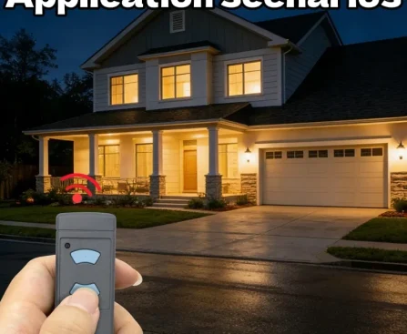 HORMANN 868MHz rolling-code garage door remote, button layout