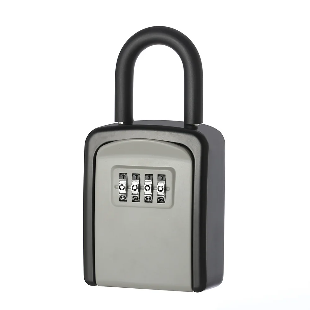 RF Mando Zinc Alloy Hook Key Box 4 Digit Combination Password Safe We - Image 8