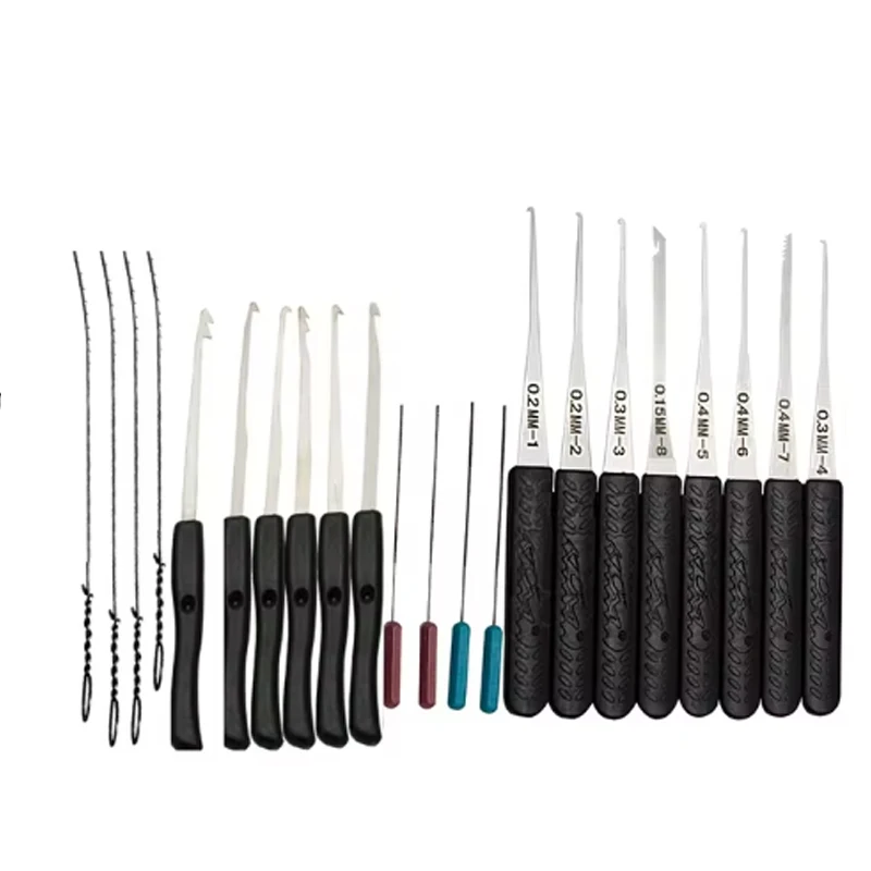 RF Mando 5 in 1 Locksmith Supplies Hand Tools Lock Pick Set Row Tensi - Image 12