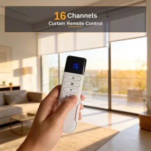 RF Mando 16 Channel RF433 Curtain Remote Control Compatible with DOOY