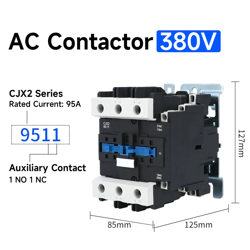 RF Mando CJX2-3201 32A6511 Contact Relay 380V9511 220V AC Contac - Image 6