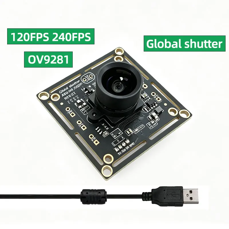 RF Mando OV9281 720P 120FPS 240FPS Global Shutter USB Camera Module W
