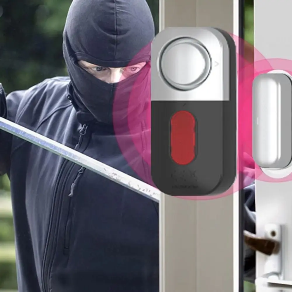 RF Mando Magnetic Sensor Burglar Alarm Battery Powered Plastic Door M - Image 4