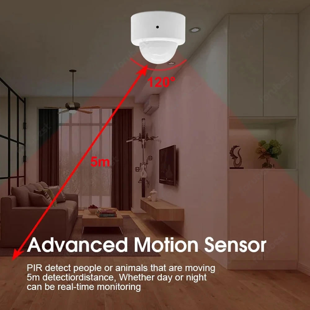 RF Mando Ewelink Zigbee 3.0 Mini PIR Motion Sensor Human Motion Infra - Image 3