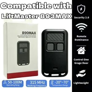 RF Mando 893MAX 895MAX 890MAX 893-LMK Remote Control Garage Door Open