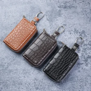 RF Mando Business Key Case Men & Women Leather Car Key Bag Wallet