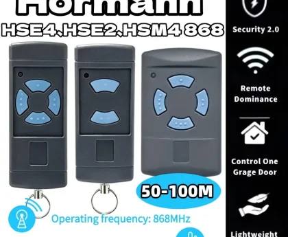 HORMANN HSM4 HSE2 868MHz rolling-code remote control