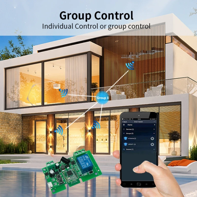 RF Mando Zigbee Tuya Smart relay module 1 Channel Smart Light Switch - Image 2