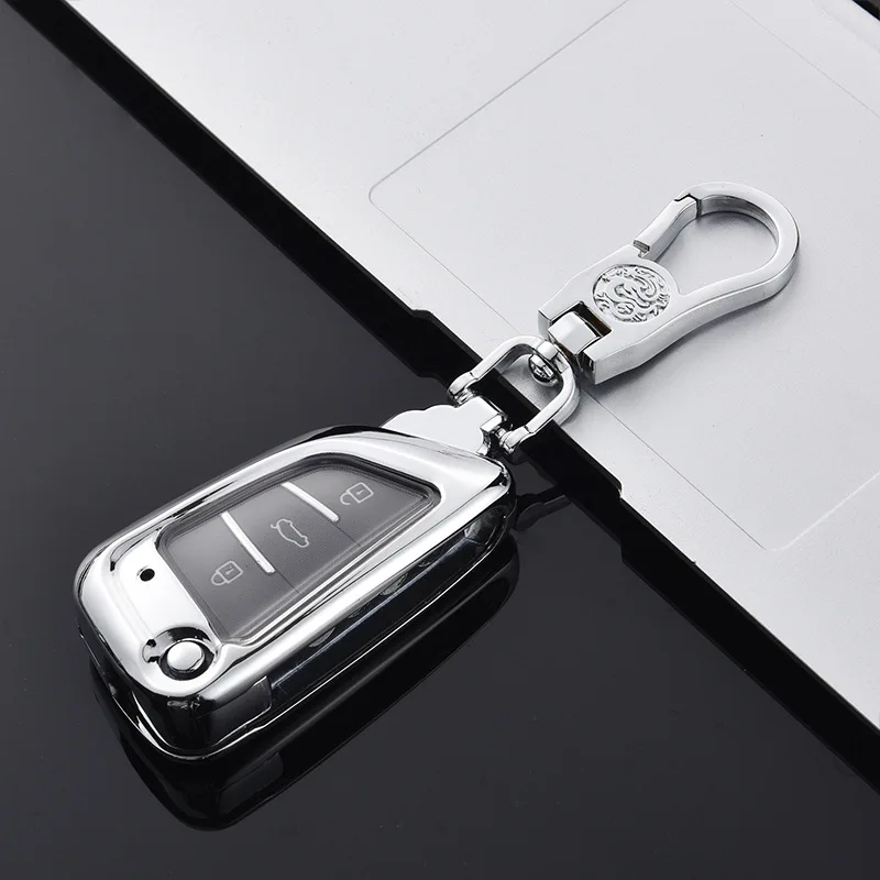 RF Mando FOYUM TPU Flip Key Case Cover Shell Keychain for Car After M - Image 3