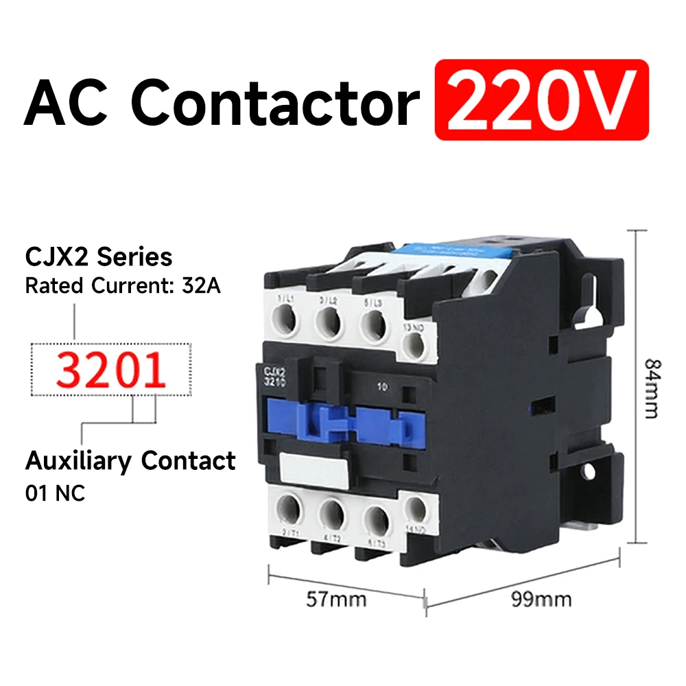 RF Mando CJX2-3201 32A6511 Contact Relay 380V9511 220V AC Contac - Image 13