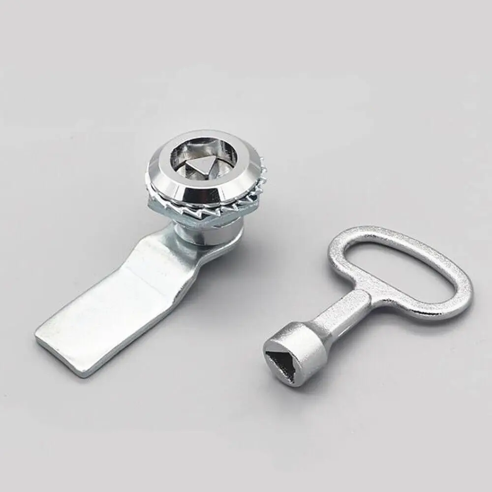 RF Mando Multifunctional Gas Meter Cam Lock With Key Round Triangle S - Image 5