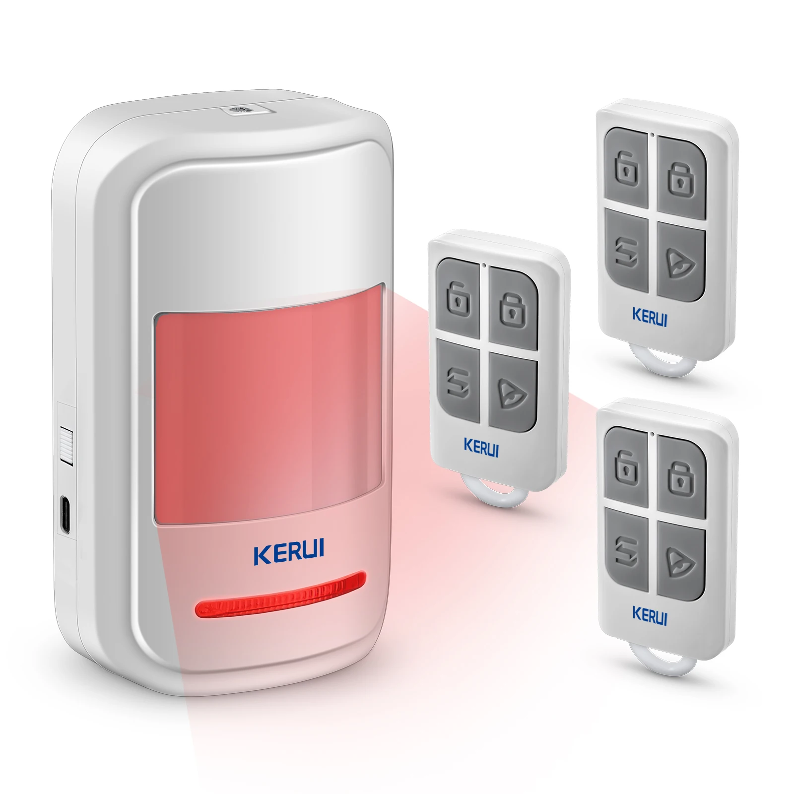 RF Mando KERUI HW19 PIR Motion Sensor Detector Alarm with Alarm Sound - Image 9