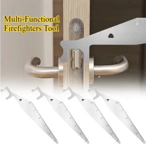 RF Mando Multi Functional Firefighters Tools Stainless Steel Lock Pic