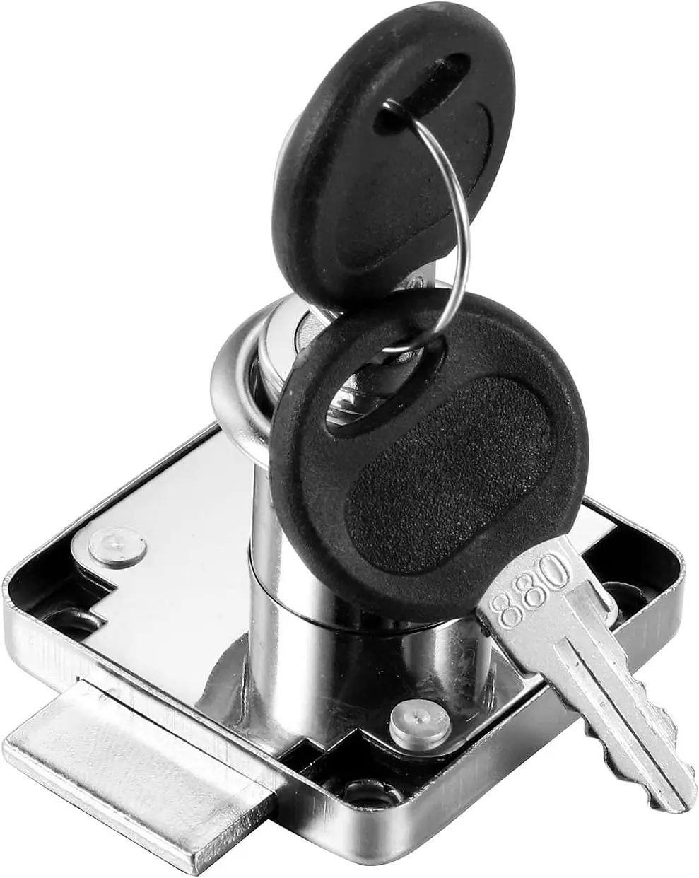 RF Mando Drawer Lock Wardrobe Cabinet Cam Locks With 2 Keys Same Key - Image 6